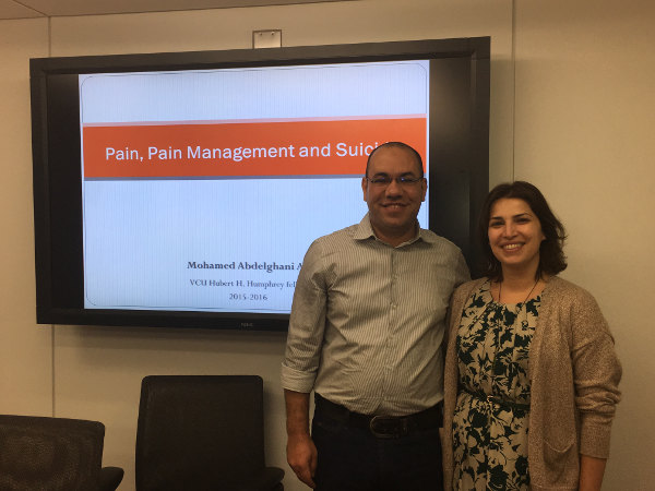 Dr. Mohamed Abdelghani Ali and Dr. Briana Mezuk
