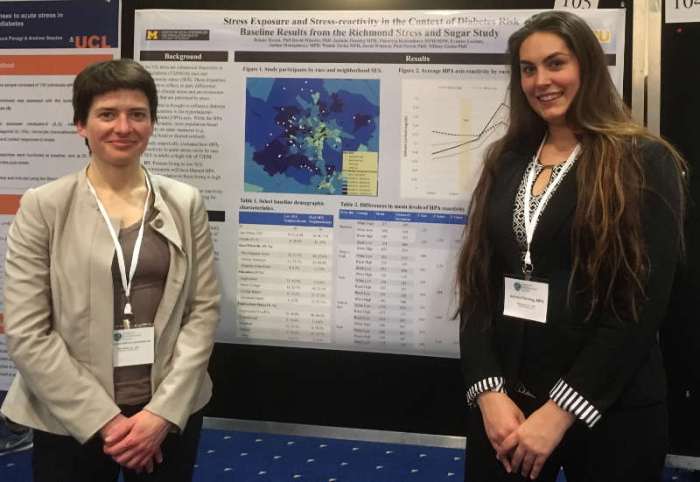 Viktoryia and Jacinda at APS